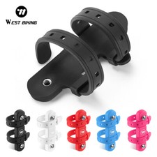 WEST BIKING Supporto Portabottiglie Bici Silicone Bicicletta Portabottiglie Gabbia Adattatore Cinghia