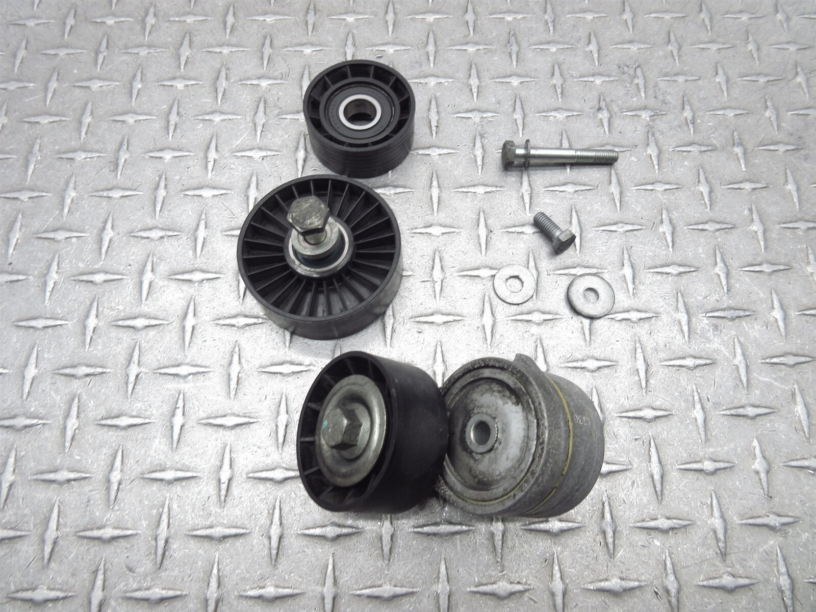 2008 Ferrari F430 Spider 233644 Serpentine Belt Tensioner Idler Pulley Lot