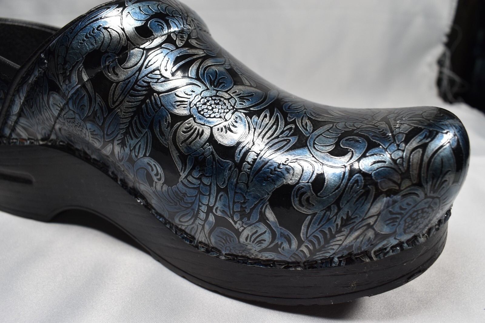 dansko floral metallic