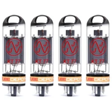 Quad of JJ KT77 Power Vacuum Tube