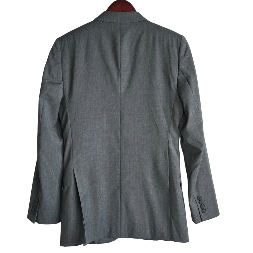 NUEVO J.Lindeberg PARA HOMBRES ABRIGO DEPORTIVO UK 44L US 34L Hopper Active Hopsack Blazer Gris Foto 4 de 4