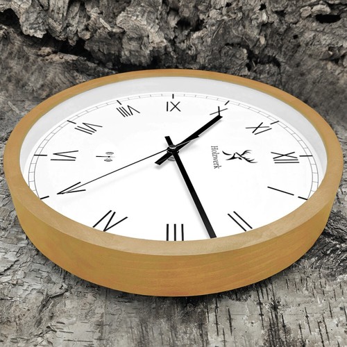 Holzwerk FREIBURG (FUNK) Holz Wanduhr, moderne 25 cm Designer Funkwanduhr - Bild 3 von 7