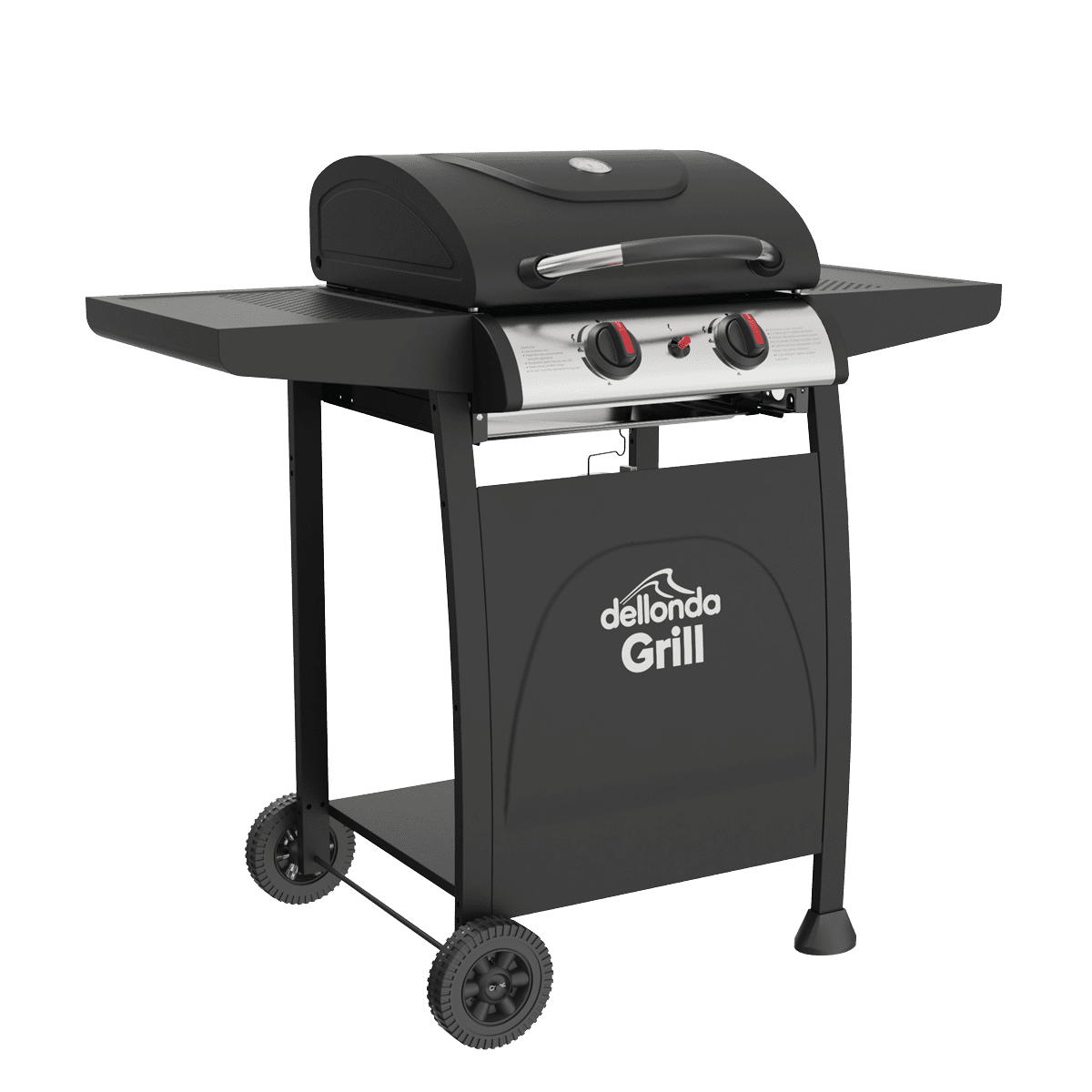 Sealey DG13 Dellonda 2 Burner Gas BBQ Grill with Piezo Ignition & Thermo