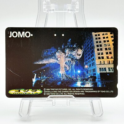 Godzilla Telephone Card Japan Rare TOHO Vintage Phone Card JOMO 1998