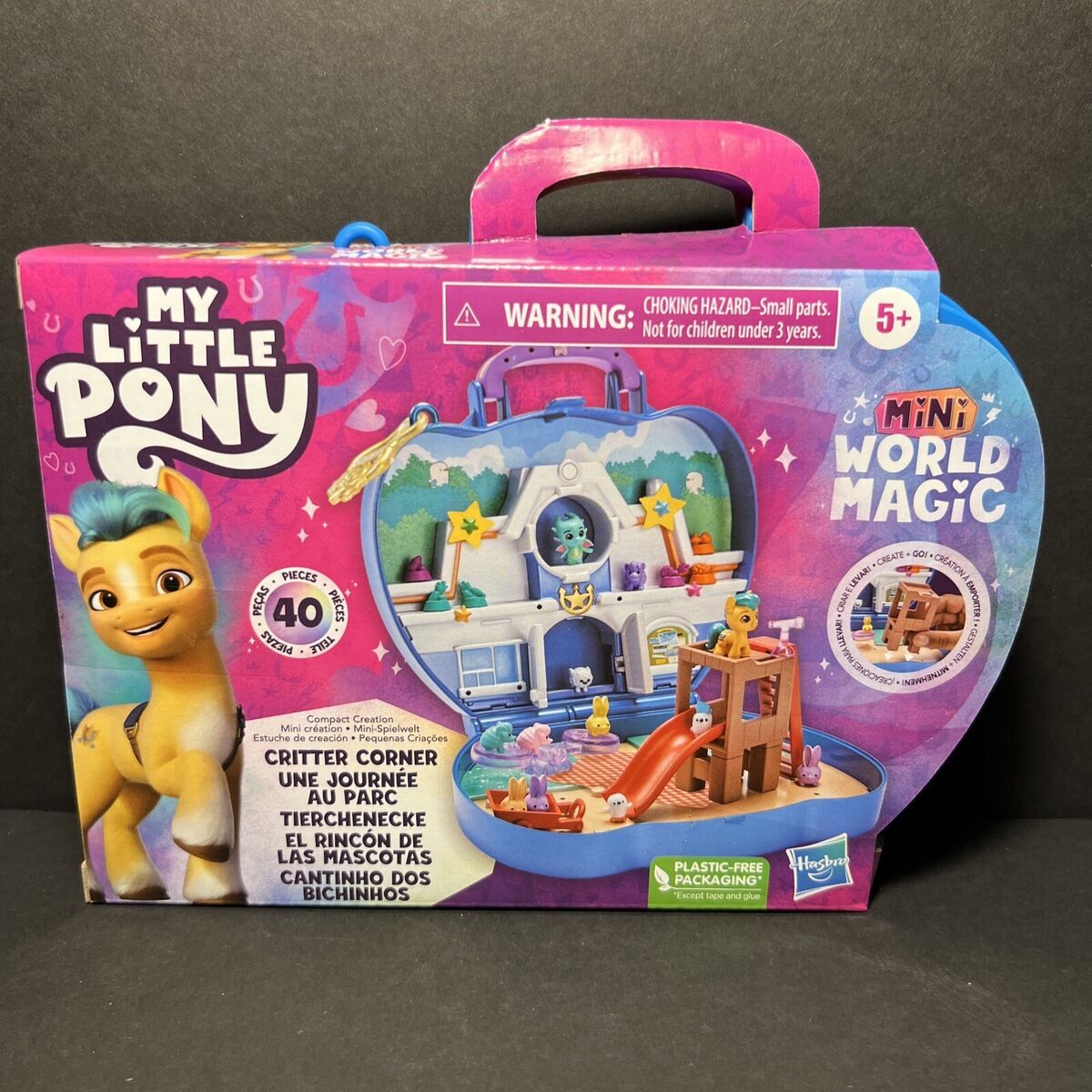 My Little Pony Toys Mini World Magic Critter Corner Compact