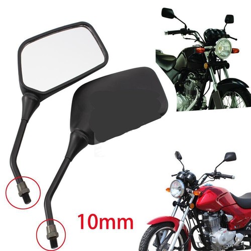 Motorcycle Rearview View Mirrors For Honda Suzuki KAWASAKI Motorbike Accessory - Picture 9 of 12