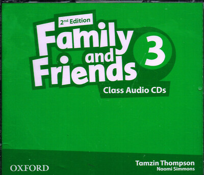 Oxford FAMILY AND FRIENDS 3 Class Audio CD's | Naomi Simmons @NEW@ 9780194808248