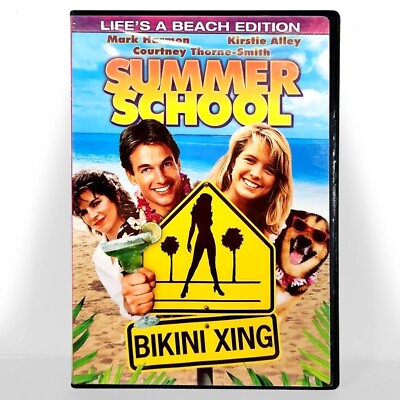 Summer School (DVD, 1987, Widescreen, Life's A Beach Ed) Like New !  Mark Harmon