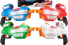 NERF Laser Vision 4 Player Laser Tag Game Laser Vision Technology 4 Pack