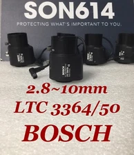 Bosch LTC3364/50 CCTV Varifocal Lens W/ 2.8~10mm 1/3” F1.4 CS For Camera TESTED!