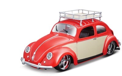 Maisto 1/18 VOLKSWAGEN 1951 レッド Maisto 1:18 VW Volkswagen Beetle Cabriolet 1951 Diecast Red