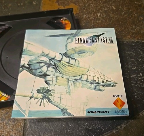 Final Fantasy VII Sony PlayStation 1 PS1 Game COMPLETE 7 Black Label - Picture 5 of 8