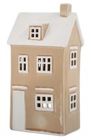 Chic Antique - Lichterhaus Teelichthaus Windlicht H24,5Cm Puder Keramik 39115307