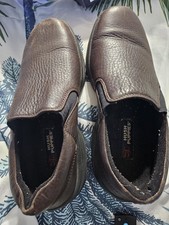 Hush Puppies Brown Leather Men Shoes Size 9.5