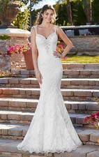 Kitty Chen Couture RIHANNA/K1754 Wedding Dress Ivory Size 12 Bridal Gown Mermaid