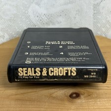 SEALS & CROFTS - I'll Play For You (8-Track, 1975) Vintage Rock Tested Works EX