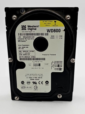 Western Digital Caviar WD800 WD800BB 80GB  Not tested