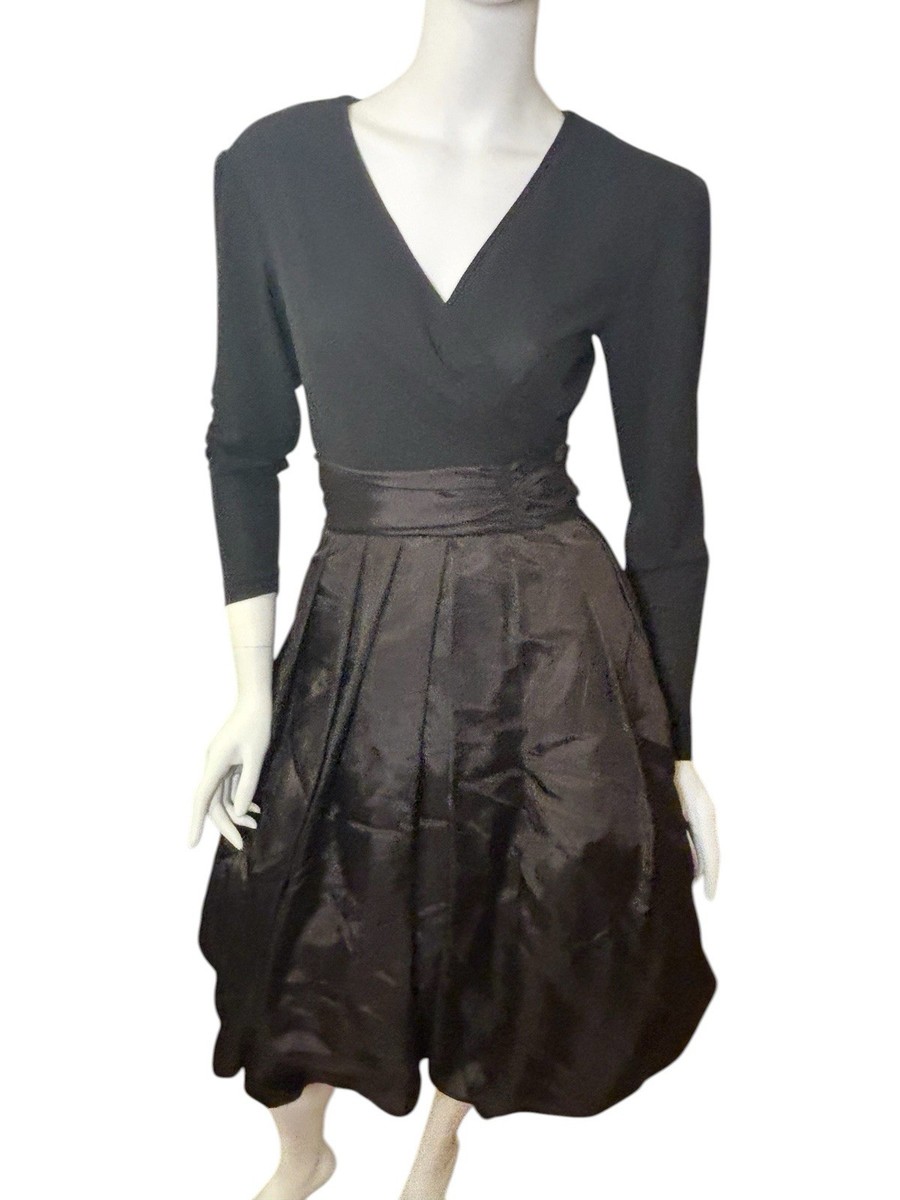 chinese dress ladies Black Bubble Hem Dress main image 1