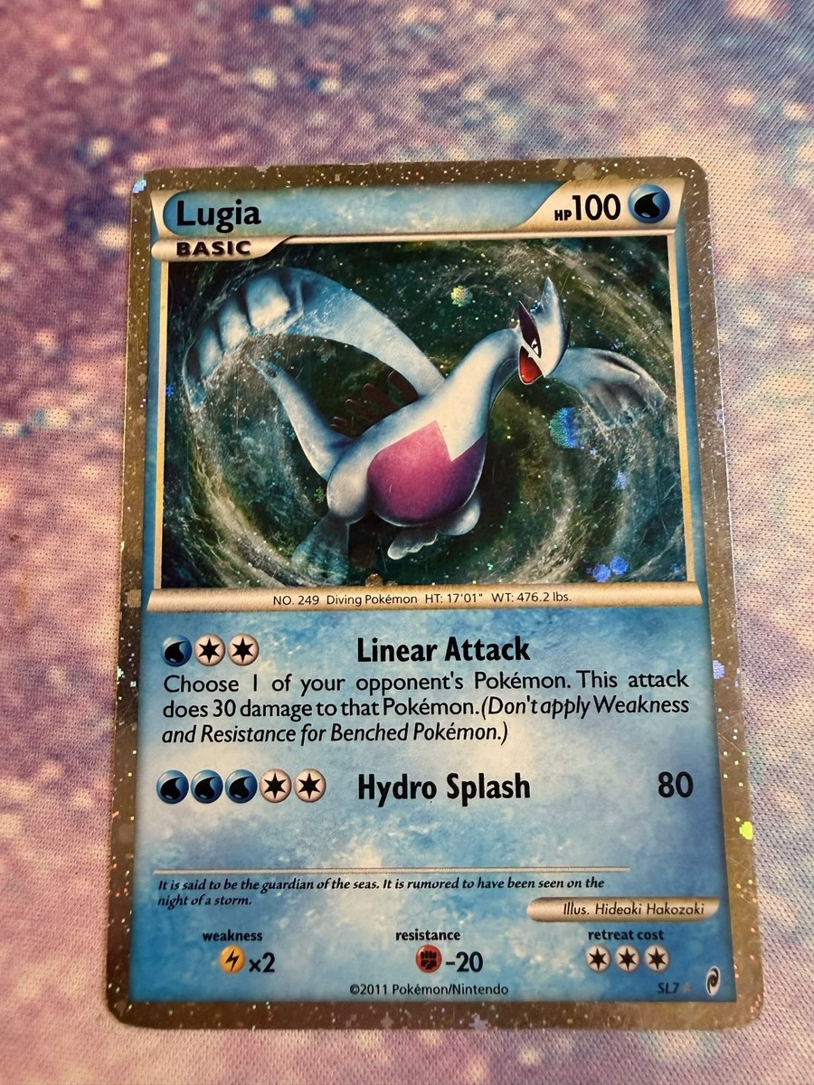 Lugia SL7 Call of Legends Shiny Holo Rare LP Pokemon Card Lugia SL7 Call of Legends Shiny Holo Rare LP Pokemon Card