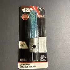 Star Wars Luke Skywalker Lightsaber Light Up Bubble Wand Toy Collectible Mando