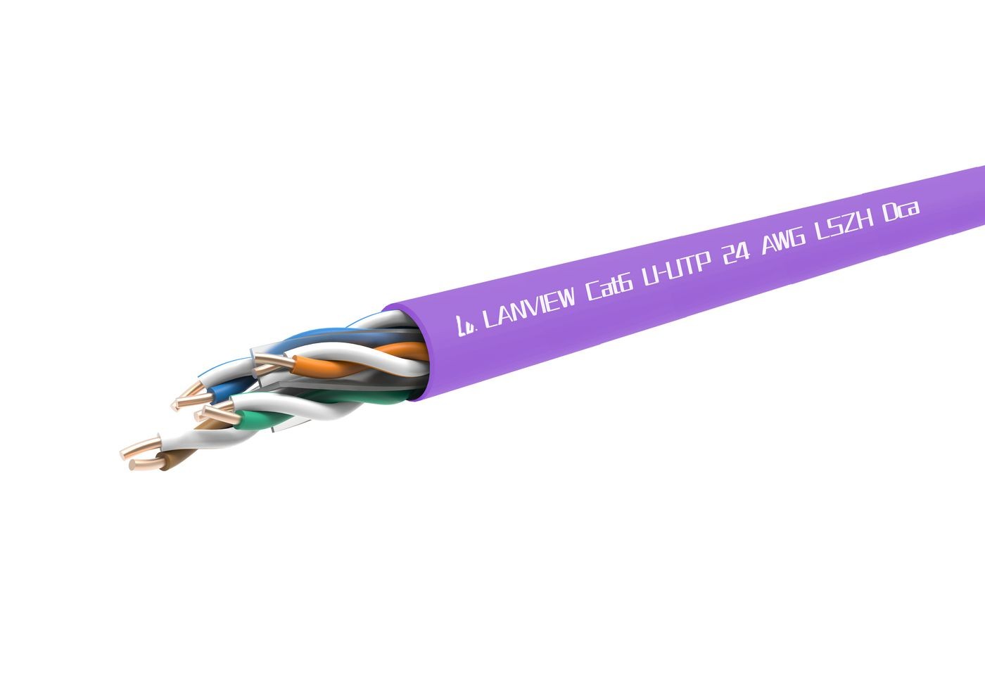 Lanview LVN122150 Cat6 U-UTP Network Cable