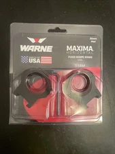 Warne Maxima Horizontal Scope Rings - Black
