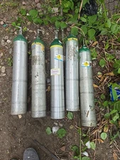 5 Emty Oxygen Tank