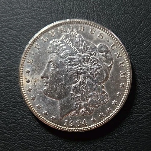 1904-O Morgan Silver Dollar $1 Coin New Orleans 90% Silver Circulated. XF.