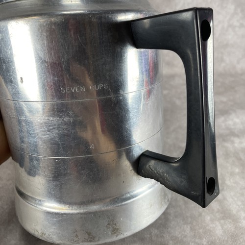 Vintage Comet 7 Cup Aluminum Percolator Coffee Pot Stove Top Camping - Picture 2 of 15