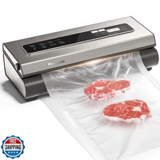 Mesliese Vacuum Sealer Machine Powerful 90Kpa Precision 6-in-1 Compact Food P