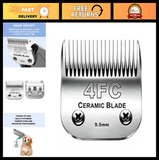 Detachable Pet Clipper Replacement Blades - Ceramic Stainless Steel, Compatibl