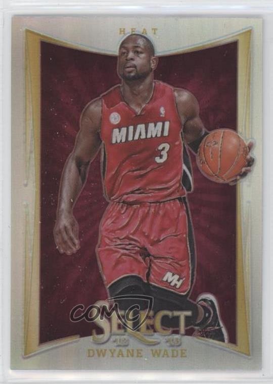 2012-13 Panini Select Silver Prizm Dwyane Wade #65 HOF 0s3