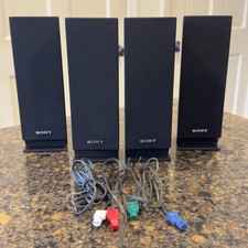 Sony SS-TSB101 Home Cinema Theatre Surround Sound 4 Speaker System w/ Wires