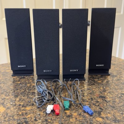 Sony SS-TSB101 Home Cinema Theatre Surround Sound 4 Speaker System w/ Wires
