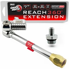 SKÖG Chuck Mates Reach360 7″ Articulating Extension for Tire Inflators w/adapter
