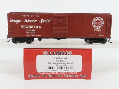 HO Scale Red Caboose RR-37101-04 SAL Orange Blossom Special Box Car #14590