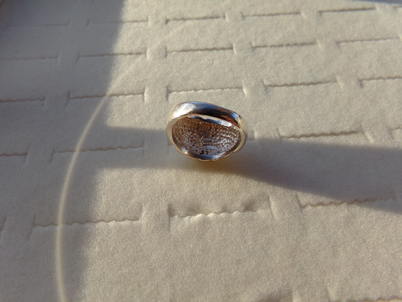 Solid Sterling Silver 925 Ring Size 5.5 Signed PAD - image 4