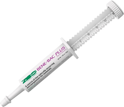 Pet-Ag Zoologic Bene-Bac plus Mammal Gel - 30 Gm Syringe - FOS & Probiotics for