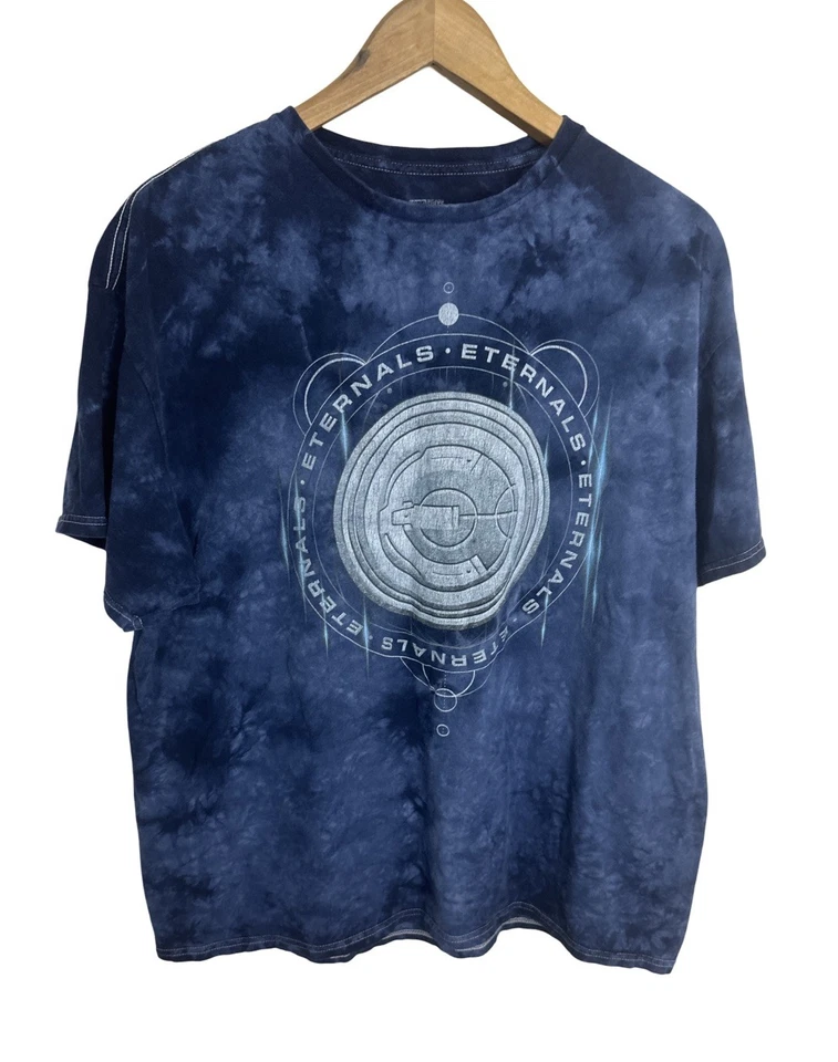 Camiseta Marvel Comics Eternals Celestial Symbol Tie Dye Doble Cara Talla XL Foto 2 de 4