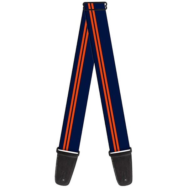Guitar Strap - Racing Stripe Navy/Orange (Us Import) ACC NEU-image