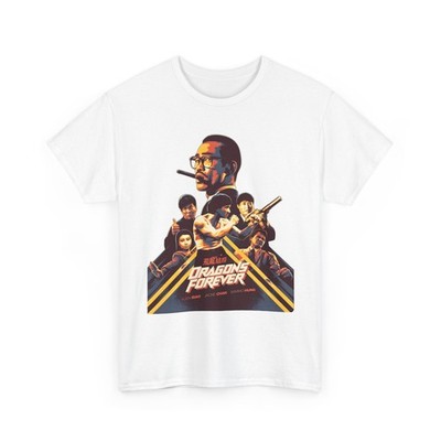  Jackie Chan Dragons Forever Movie T Shirt Unisex Heavy Cotton Tee