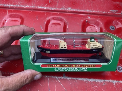 Vintage HESS 2002 Miniature Hess Voyager Tanker Ship