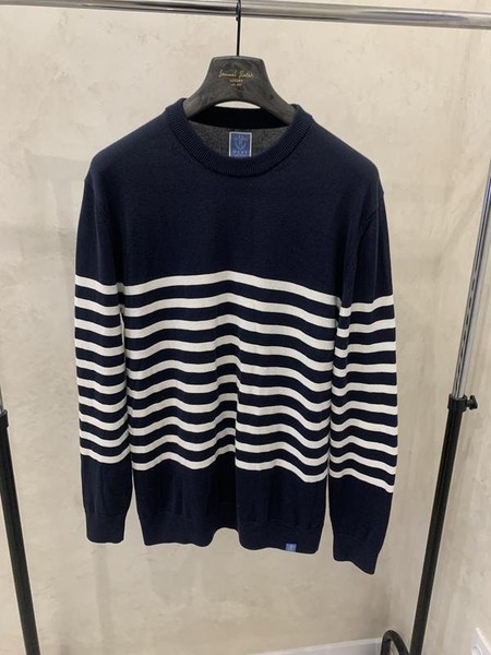 Men Next Sweater Navy Striped 38 / M / 46