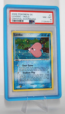 2006 POKEMON EX CRYSTAL GUARDIANS LUVDISC #7/100 RARE HOLO FOIL PSA 8