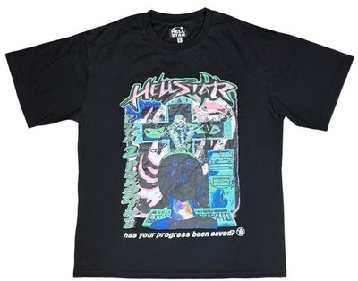Hellstar Path 2 Paradise Has Your Progress Been Saved Shirt XL Black Graphic Tee