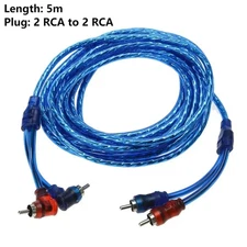 Car Audio Cable Kit 1500W Amp Amplifier Install RCA Subwoofer Sub Wiring 8 Gauge