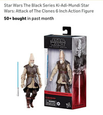 star wars the Black series KI-Adi-Mundi star wars  Attack of the Clones 6 Inch
