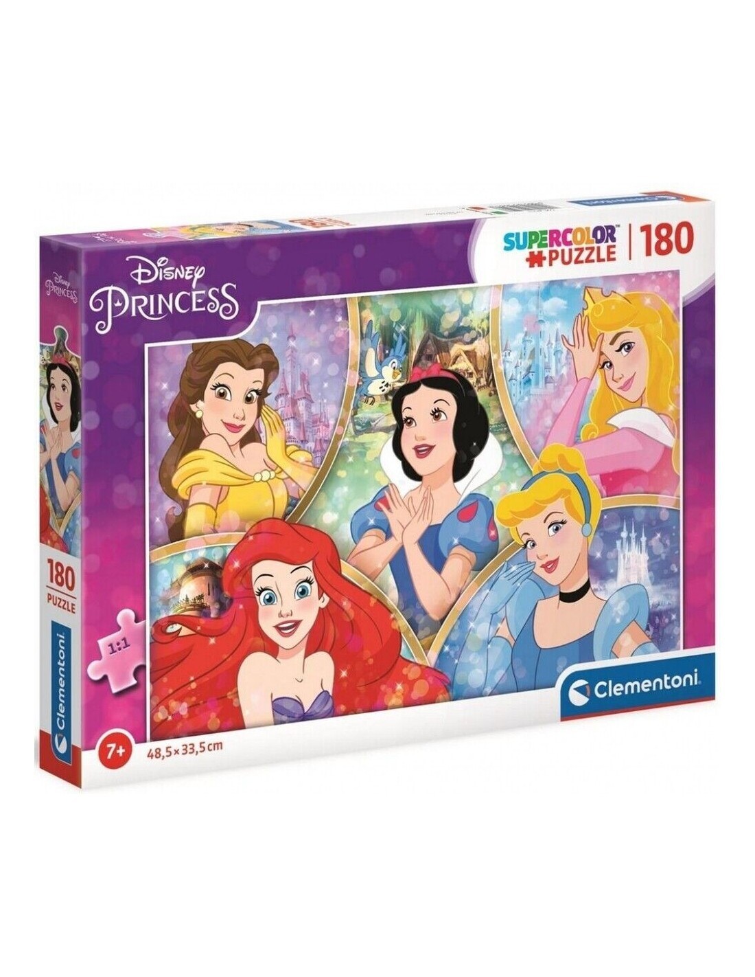 Clementoni Puzzle Principesse Disney 180 Pezzi
