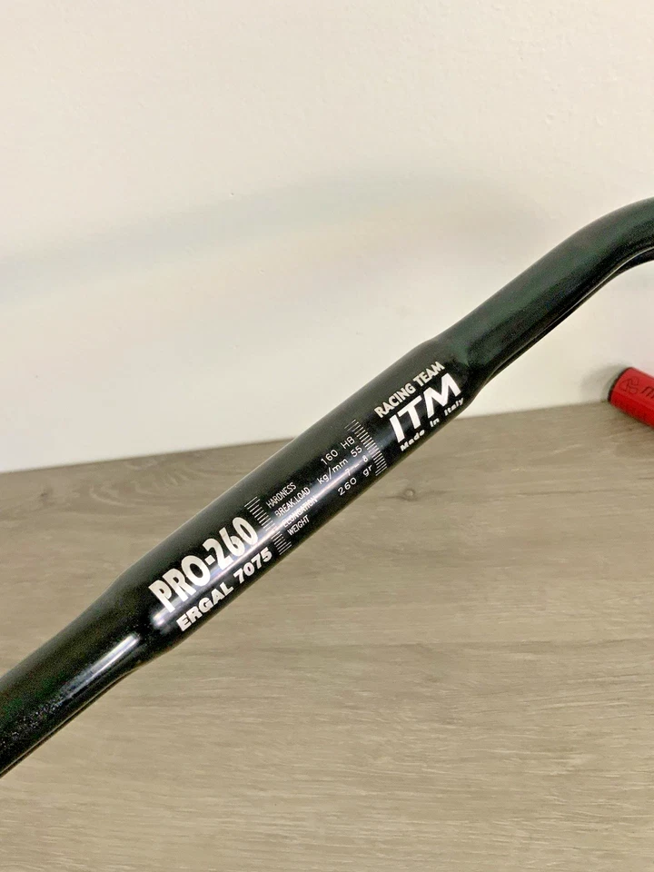 ITM PRO-260 BARRAS DE CAÍDA 44 CM EXTREMO A EXTREMO 284 GRAMOS 26 MM ABRAZADERA Foto 2 de 4