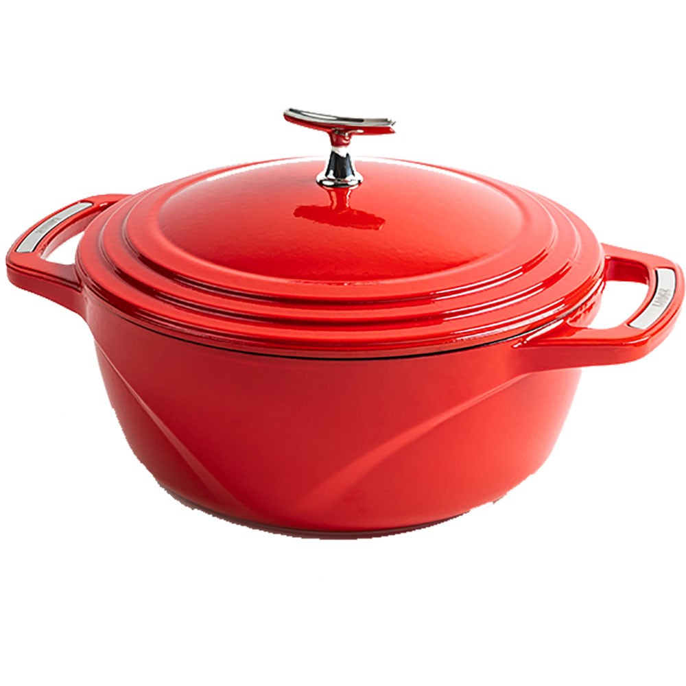 Lodge Enameled Cast Iron Dutch Oven Cherry On Top